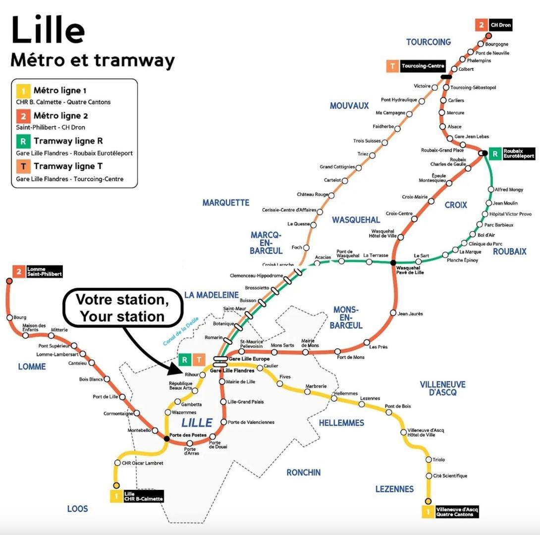 Vieux Lille On Rue De La Monnaie! Apartman Kültér fotó